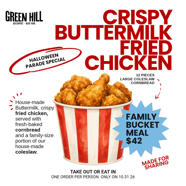 Halloween Family Meal | Fried Chicken Bucket