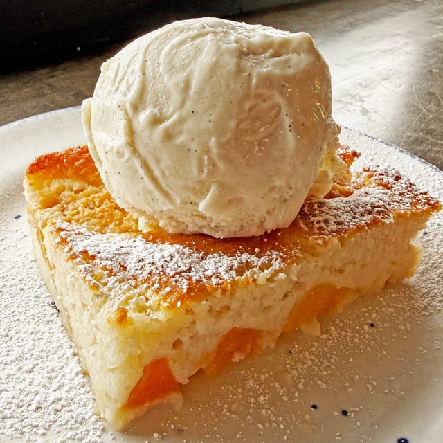 Peach Cobbler.