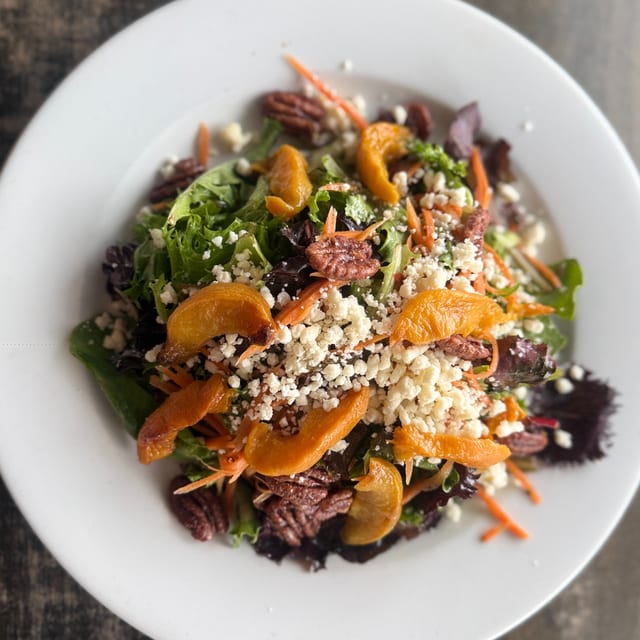 Grilled Peach Salad.