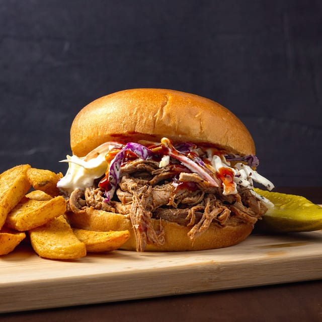 Pulled Pork Sandwich.